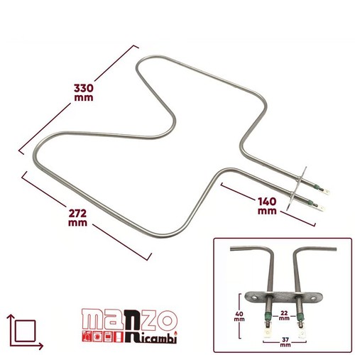 Resistenza inferiore 1000w - inferiore,